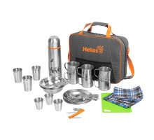 Набор для пикника Camping на 6 персон с термосом (HS-CG-T-6) Helios