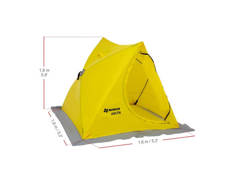 Палатка зимняя двускатная DELTA yellow (N-ISD-Y) NISUS