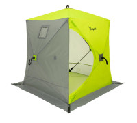 Палатка зимняя Куб 1,8х1,8 yellow lumi/gray (TR-ISC-180YLG) Трофей
