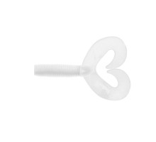 Твистер Credo Double Tail 3,54"/9 см White 5шт. (HS-28-001) Helios