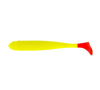 Виброхвост Jumbo 4,95"/12.5 см Acid lemon & Red 5шт. (HS-7-029) Helios