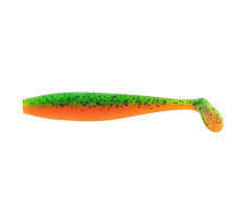 Виброхвост Trofey 5.5"/14см Pepper Green & Orange 4шт. (HS-25-018) Helios