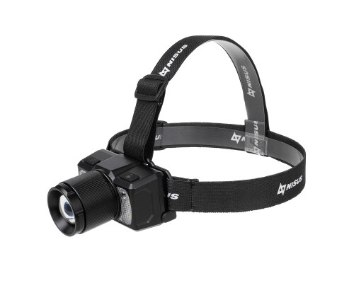 Фонарь налобный сенсорный 800 LM, IP43, USB (N-FN-HL25) NISUS PRO Фонарь налобный сенсорный 800 LM, IP43, USB (N-FN-HL25) NISUS PRO