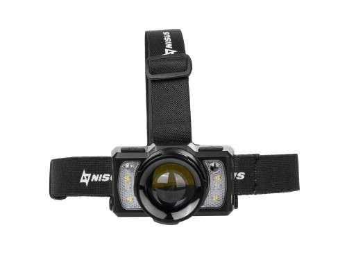 Фонарь налобный сенсорный 800 LM, IP43, USB (N-FN-HL25) NISUS PRO Фонарь налобный сенсорный 800 LM, IP43, USB (N-FN-HL25) NISUS PRO