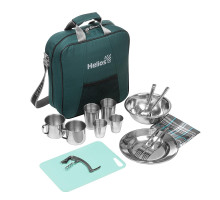 Набор для пикника Picnic на 2 персоны зеленый (HS-PCG-2) Helios МП