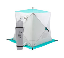 Палатка зимняя Куб 1,5х1,5 biruza/gray (PR-ISC-150BG) PREMIER