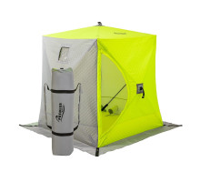 Палатка зимняя Куб утепл. 1,5х1,5 yellow lumi/gray (PR-ISCI-150YLG) PREMIER