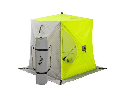 Палатка зимняя Куб утепл. 1,8х1,8 yellow lumi/gray (PR-ISCI-180YLG) PREMIER