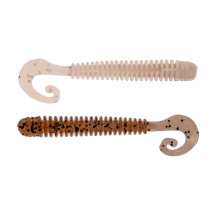 Твистер Credo Long Body 2,95"/7,5 см Rusty & White 12шт. (HS-9-005) Helios