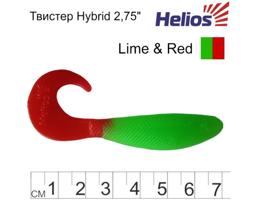 Твистер несъедоб. Hybrid 2,75 Твистер несъедоб. Hybrid 2,75