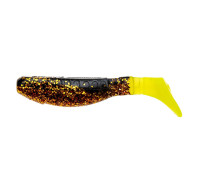 Виброхвост несъедоб. Chubby 3,55"/9 см Black Sparkles LT 100шт. (HS-4/1-033-N) Helios