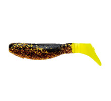 Виброхвост несъедоб. Chubby 3,55"/9 см Black Sparkles LT 100шт. (HS-4/1-033-N) Helios