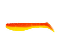 Виброхвост несъедоб. Chubby 3,55"/9 см Orange & Yellow 100шт. (HS-4-015-N) Helios