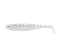 Виброхвост несъедоб. Trofey 5.5"/14см White & Sparkles 50шт. (HS-25-002-N) Helios