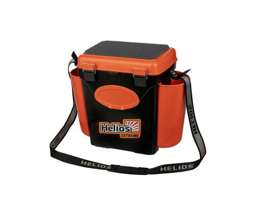 Ящик зимний FishBox односекционный (10л) оранжевый Helios