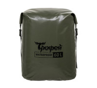 Герморюкзак 60л, ПВХ, хаки/черный (TR-GR-60-HB) Трофей