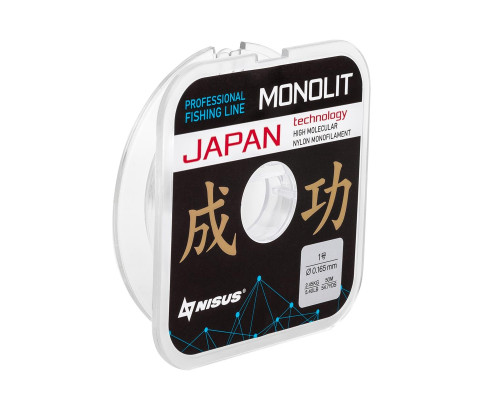 Леска MONOLIT 0,165mm/50m Nylon Transparent (N-MO-0.165-50) Nisus Леска MONOLIT 0,165mm/50m Nylon Transparent (N-MO-0.165-50) Nisus