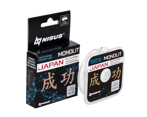 Леска MONOLIT 0,261mm/50m Nylon Transparent (N-MO-0.261-50) Nisus Леска MONOLIT 0,261mm/50m Nylon Transparent (N-MO-0.261-50) Nisus