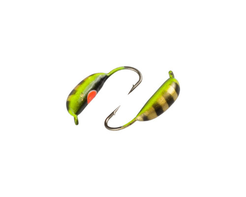 Мормышка вольф Рижский банан с ушком краш 4мм 1гр 116 (MW-2040-116) Helios