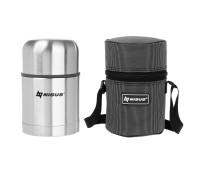 Термос (N-TM-017-500) 500ML (широкое горло, чехол) Nisus МП