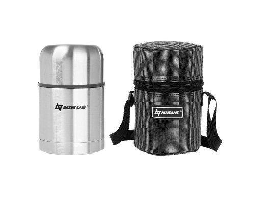 Термос (N-TM-017-500) 500ML (широкое горло, чехол) Nisus МП Термос (N-TM-017-500) 500ML (широкое горло, чехол) Nisus МП