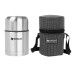 Термос (N-TM-017-500) 500ML (широкое горло, чехол) Nisus МП