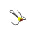 Тройник фосфорный со стразом (желтый) №8 Premier Fishing