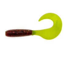 Твистер Credo 3,35"/8,5 см Rusty Gold & Lime 7шт. (HS-11-017) Helios