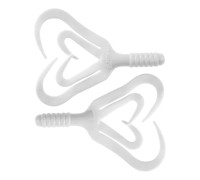 Твистер Credo Four Tail 3,35"/8,5 см White 10шт. (HS-20-001) Helios