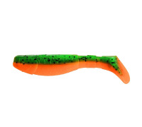 Виброхвост несъедоб. Chubby 3,55"/9 см Pepper Green & Orange 100шт. (HS-4-018-N) Helios