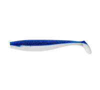 Виброхвост несъедоб. Trofey 5.5"/14см Blue Sparkles & White 50шт. (HS-25-026-N) Helios