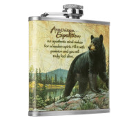 Фляжка Медведь 210 мл (А03-1) Hip Flask