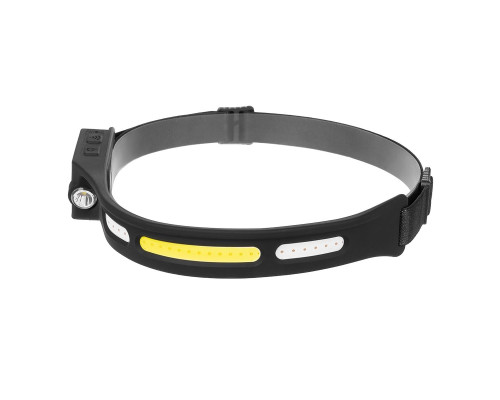 Фонарь налобный сенсорный LED-200 LM, COB-200LM, IPX4, USB (N-FN-HL76) NISUS PRO Фонарь налобный сенсорный LED-200 LM, COB-200LM, IPX4, USB (N-FN-HL76) NISUS PRO