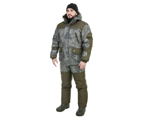 Костюм зимний Coldfront полукомбинезон, алова/хаки р.58/182 Nisus Костюм зимний Coldfront полукомбинезон, алова/хаки р.58/182 Nisus