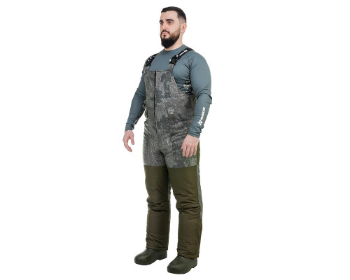 Костюм зимний Coldfront полукомбинезон, алова/хаки р.58/182 Nisus Костюм зимний Coldfront полукомбинезон, алова/хаки р.58/182 Nisus