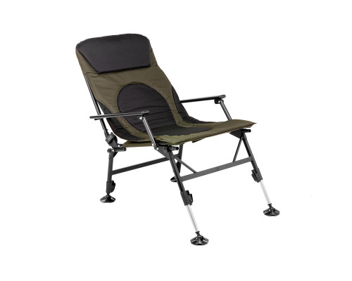 Кресло-шезлонг карповое с подлокотниками (PR-HF21014A) PR