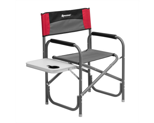 Кресло директорское с отк.стол. серый/красный/черный (N-DC-95200T-GRD) NISUS