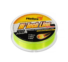 Леска Hi-tech Line Nylon Fluorescent Yellow 0,18mm/100 (HS-NBF 18/100) Helios