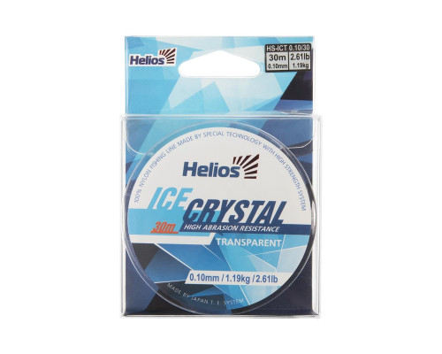 Леска ICE CRYSTAL Nylon Transparent 0,10mm/30 (HS-ICT 0,10/30) Helios