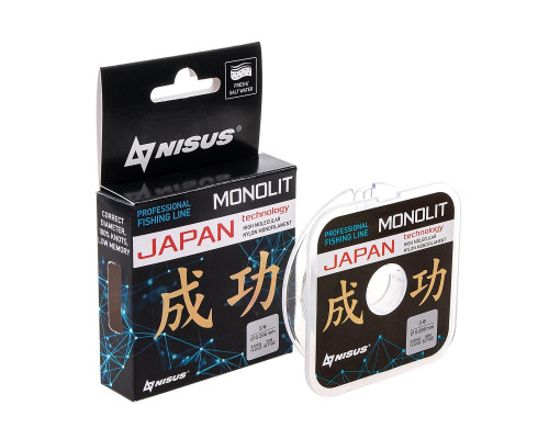Леска MONOLIT 0,286mm/50m Nylon Transparent (N-MO-0.286-50) Nisus Леска MONOLIT 0,286mm/50m Nylon Transparent (N-MO-0.286-50) Nisus