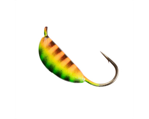 Мормышка вольф Рижский банан с ушком краш 3мм 0,70гр 17 (MW-2030-17) Helios