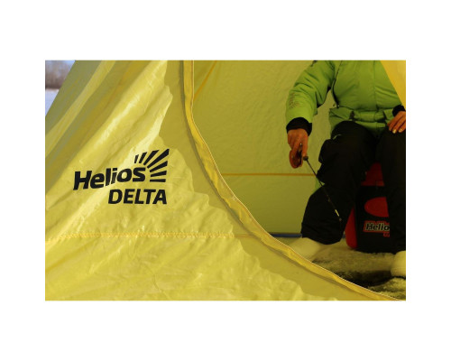 Палатка зимняя двускатная DELTA 1,8х1,5 yellow (HS-ISD-Y) Helios