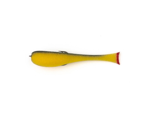 Рыбка поролоновая оснащенная на офсет.кр. 10,5 см ж/ч 07 (HS-105-07) Helios