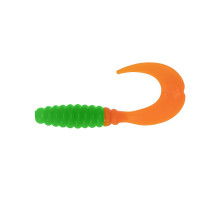 Твистер Credo 2,35"/6,0 см Lime & Orange 7шт. (HS-10-020) Helios