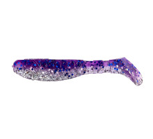 Виброхвост Chubby 3,55"/9 см Silver Sparkles & Fio 5шт. (HS-4-036) Helios