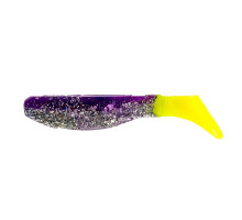 Виброхвост Chubby 3,55"/9 см Silver Sparkles & Fio LT 5шт. (HS-4-037) Helios