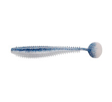 Виброхвост Shaggy 3,35"/8,5 см Blue Pearl 5шт. (HS-16-049) Helios