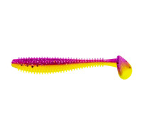 Виброхвост Shaggy 3,35"/8,5 см Fio & Acid lemon 5шт. (HS-16-027) Helios
