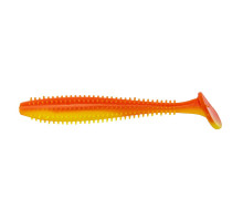 Виброхвост Shaggy 5,12"/13 см Orange & Yellow 5шт. (HS-18-015) Helios