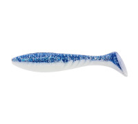 Виброхвост Slash 2,64"/6,7 см Blue Sparkles & White 10шт. (HS-19-026) Helios